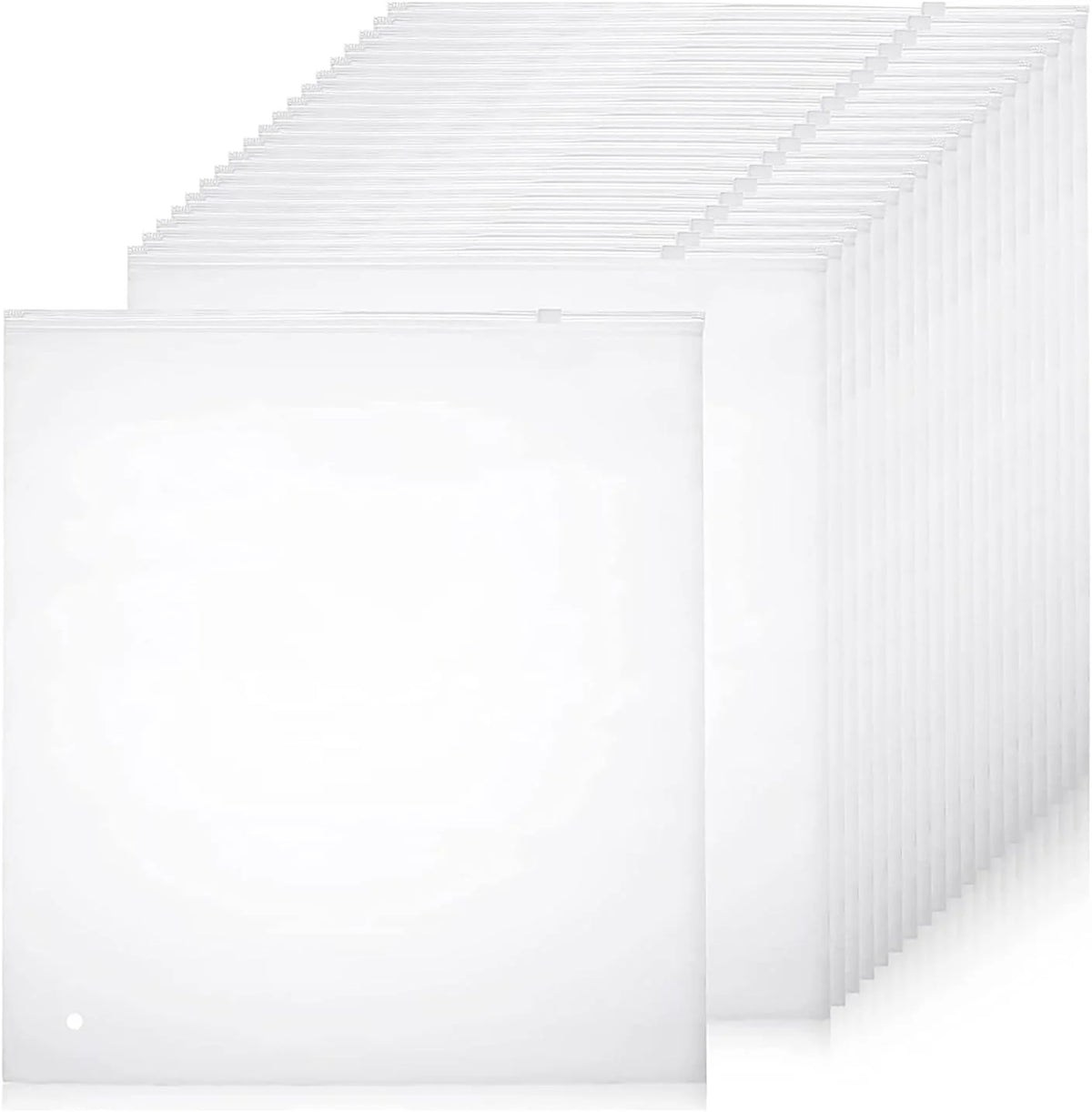 Storage Bags Frosted Slide-Zip Ventilated 20-Pack