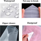 Storage Bags Frosted Slide-Zip Ventilated 20-Pack