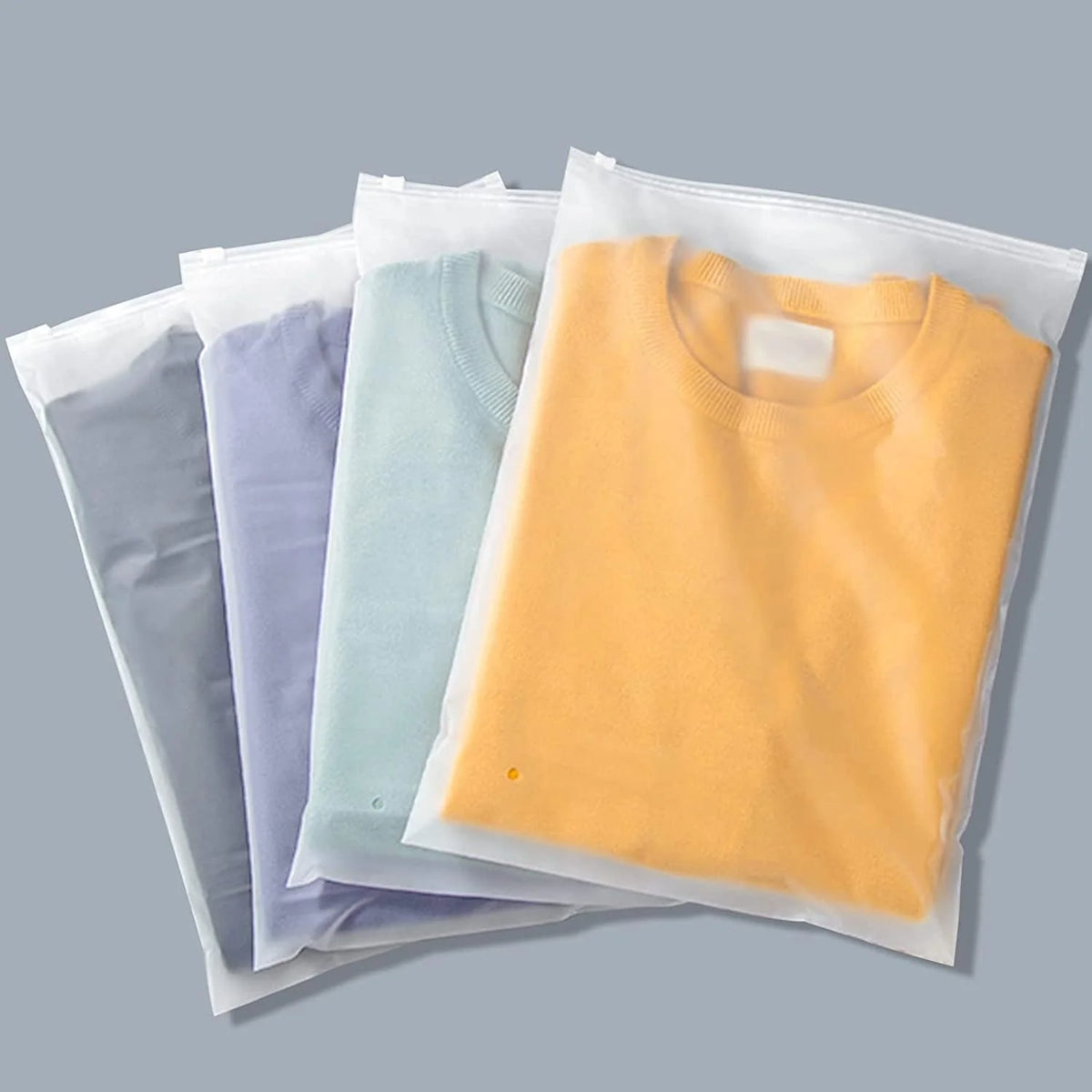 Storage Bags Frosted Slide-Zip Ventilated 20-Pack