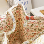Storage Basket Canvas Floral Machine Washable