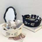 Storage Basket Cat Shape Soft & Flexible With Handles