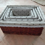Storage Basket Handwoven With Soft Lining