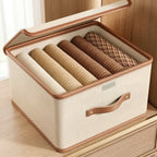 Storage Box Foldable Reinforced Frame Lid & Handles