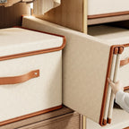 Storage Box Foldable Reinforced Frame Lid & Handles