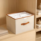 Storage Box Foldable Reinforced Frame Lid & Handles