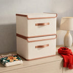Storage Box Foldable Reinforced Frame Lid & Handles