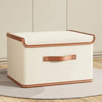 Storage Box Foldable Reinforced Frame Lid & Handles