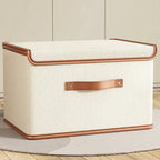 Storage Box Foldable Reinforced Frame Lid & Handles