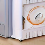 Storage Cart Slim Three-Tier With Wheels
