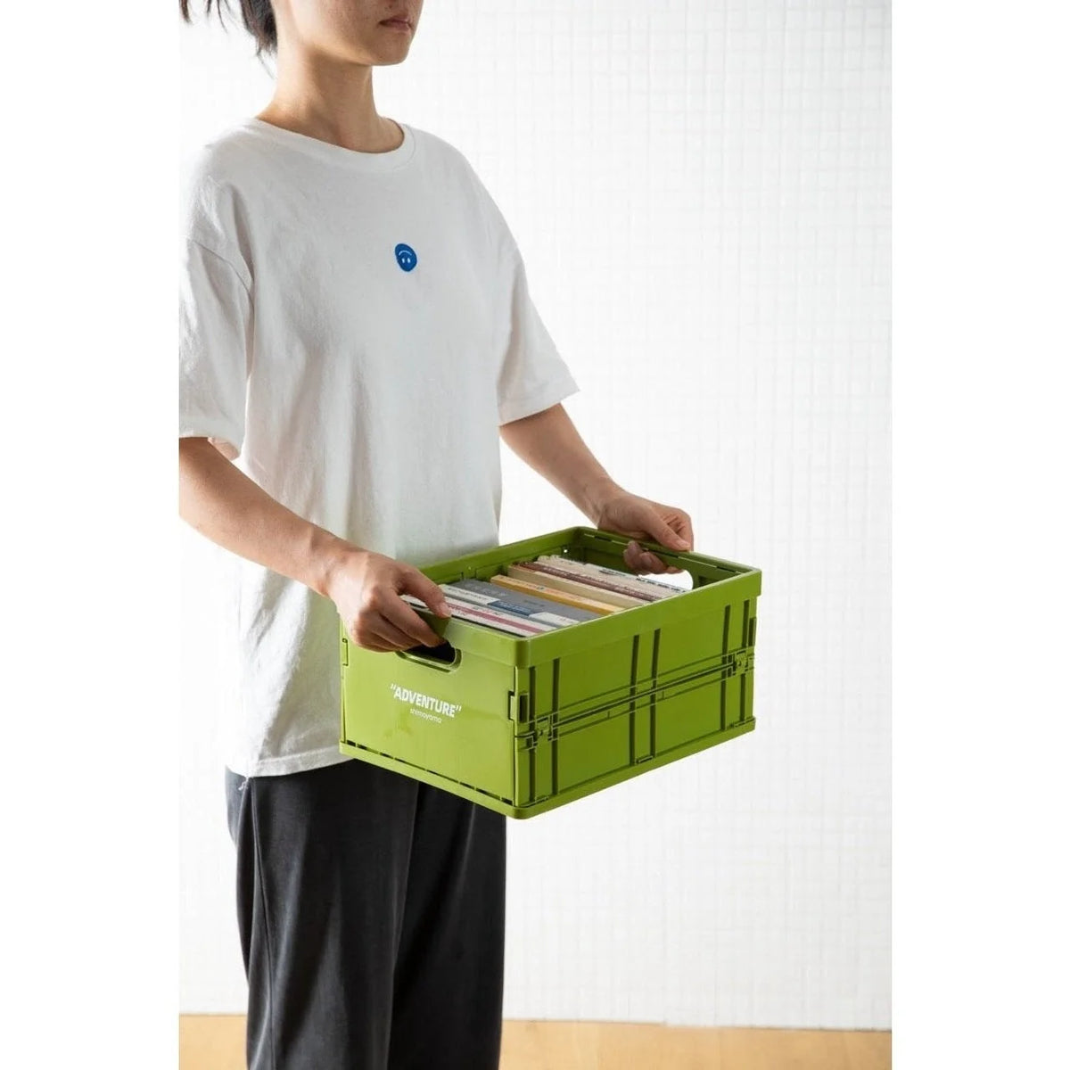 Storage Crate Foldable & Stackable A4 Size
