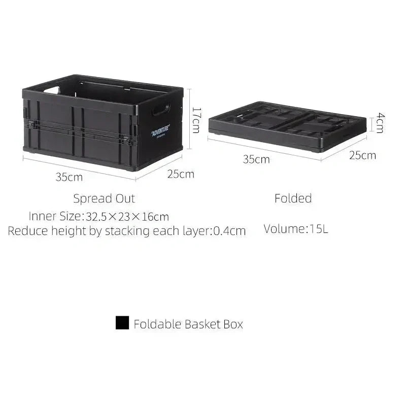 Storage Crate Foldable & Stackable A4 Size