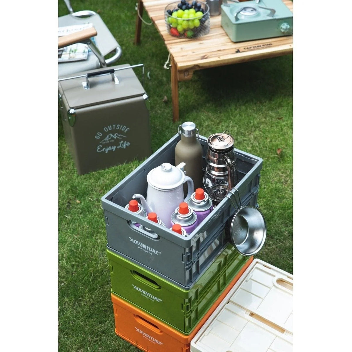 Storage Crate Foldable & Stackable A4 Size