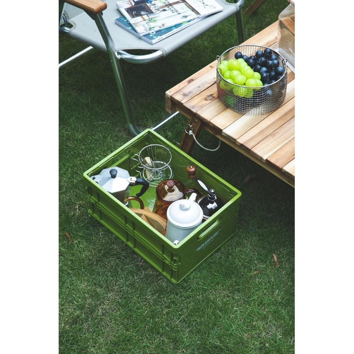 Storage Crate Foldable & Stackable A4 Size