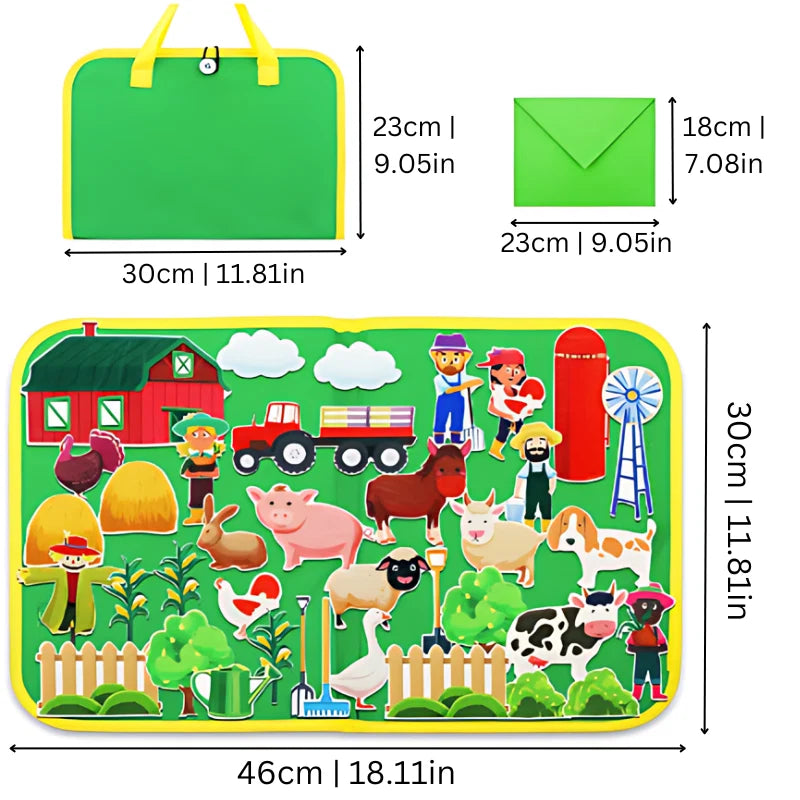 Storytelling Set Felt Portable With Storage Bag
