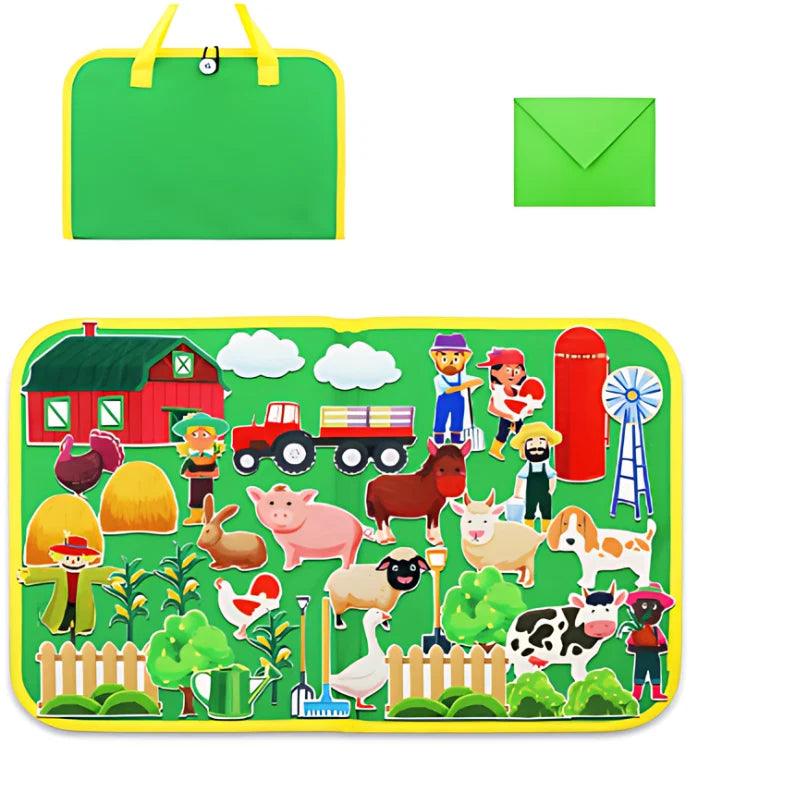 Storytelling Set Felt Portable With Storage Bag