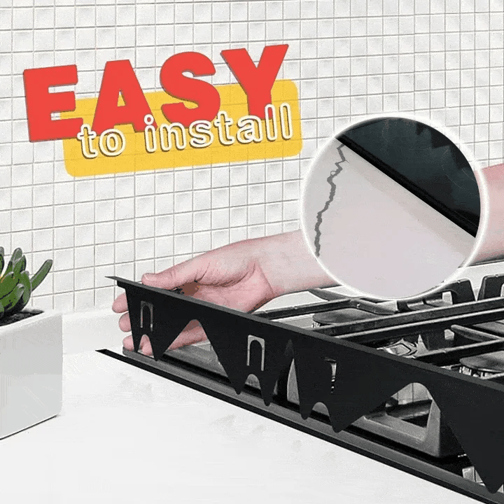 Stove Gap Cover Adjustable 13.8-27.5 Inches Heat-Resistant Stainless Steel