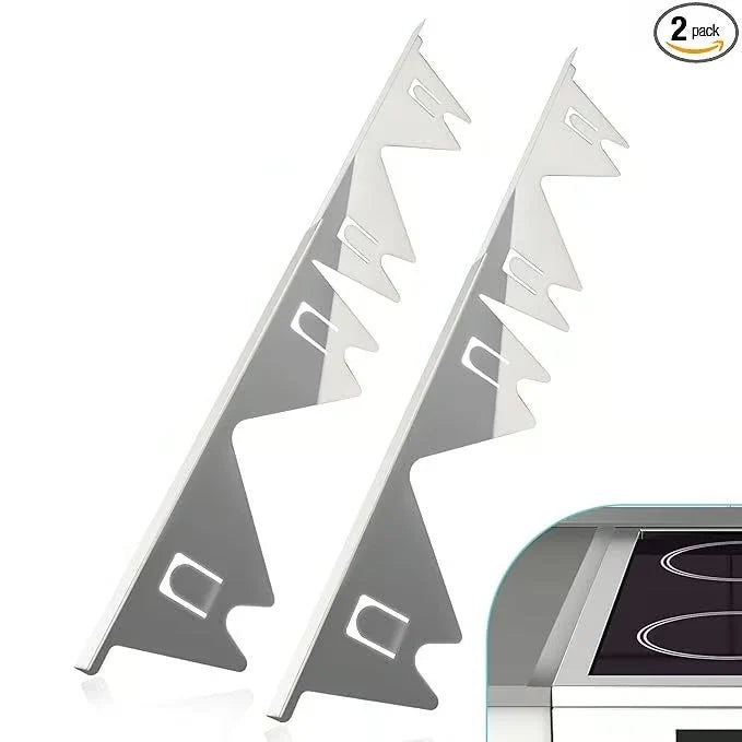 Stove Gap Cover Telescoping Stainless Steel & Silicone Ends