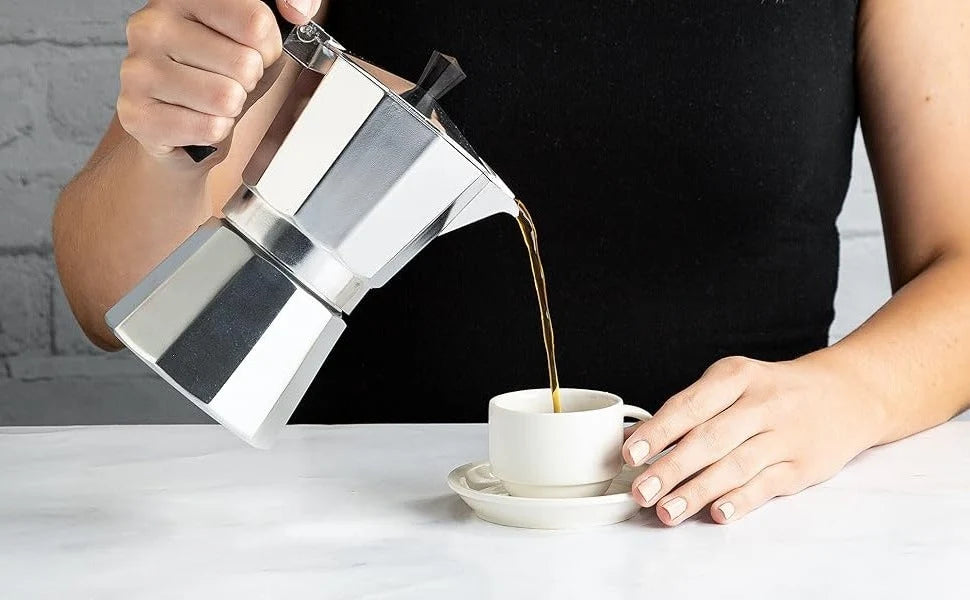 Stovetop Coffee Maker Pressure Brew Single Cup