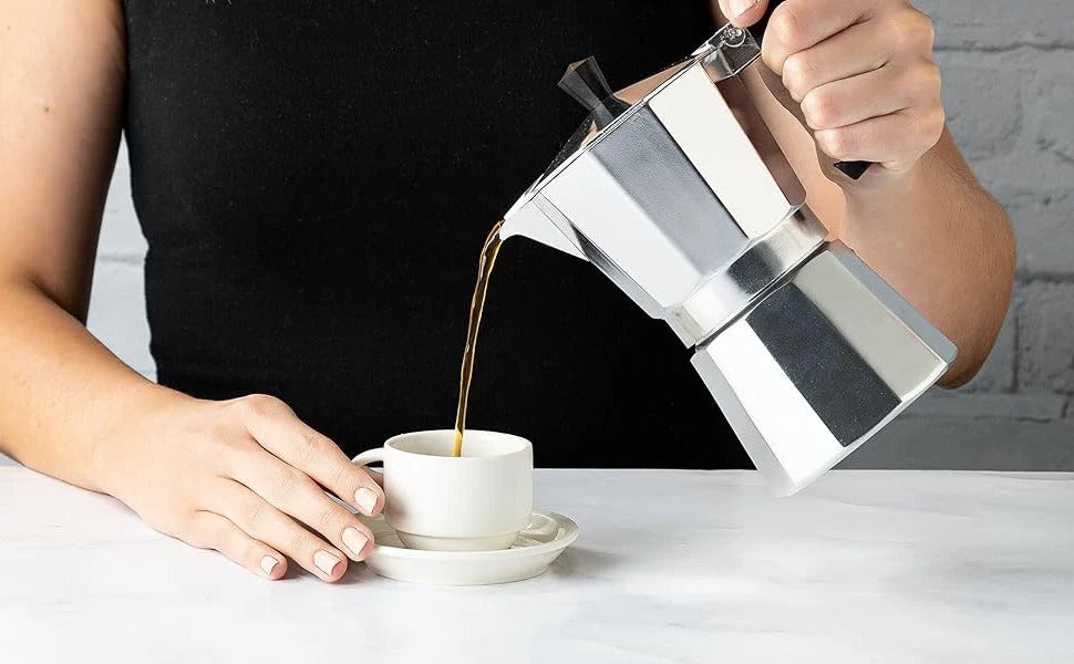 Stovetop Coffee Maker Pressure Brew Single Cup