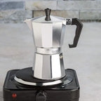 Stovetop Espresso Maker Cast Aluminum 6-Cup