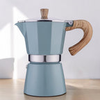 Stovetop Espresso Maker High-Pressure Extraction Food-Grade Aluminium Two Sizes