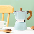 Stovetop Espresso Maker High-Pressure Extraction Food-Grade Aluminium Two Sizes