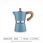 Stovetop Espresso Maker High-Pressure Extraction Food-Grade Aluminium Two Sizes