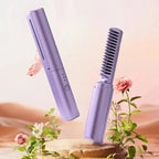 Straightening Brush Cordless USB Rechargeable Ceramic Coating