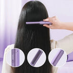Straightening Brush Cordless USB Rechargeable Ceramic Coating