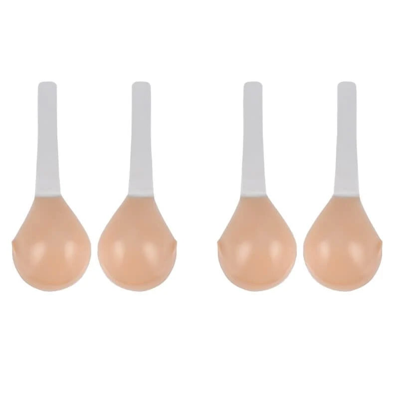 Strapless Adhesive Bra Invisible Silicone Clear Adjustable Straps