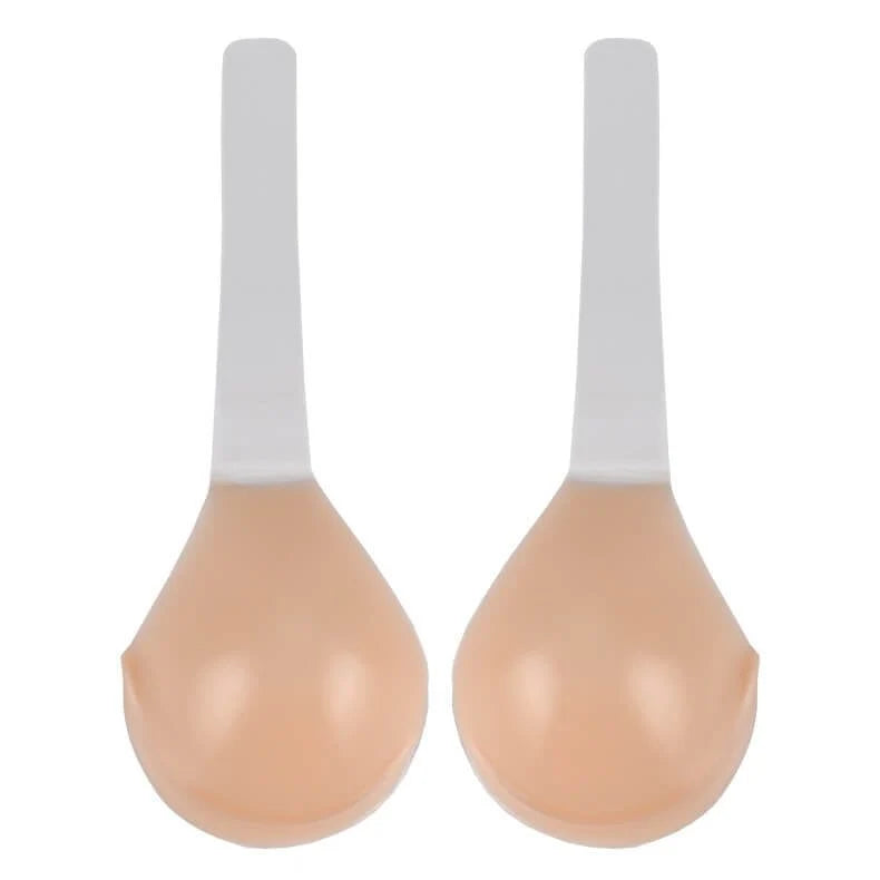 Strapless Adhesive Bra Invisible Silicone Clear Adjustable Straps