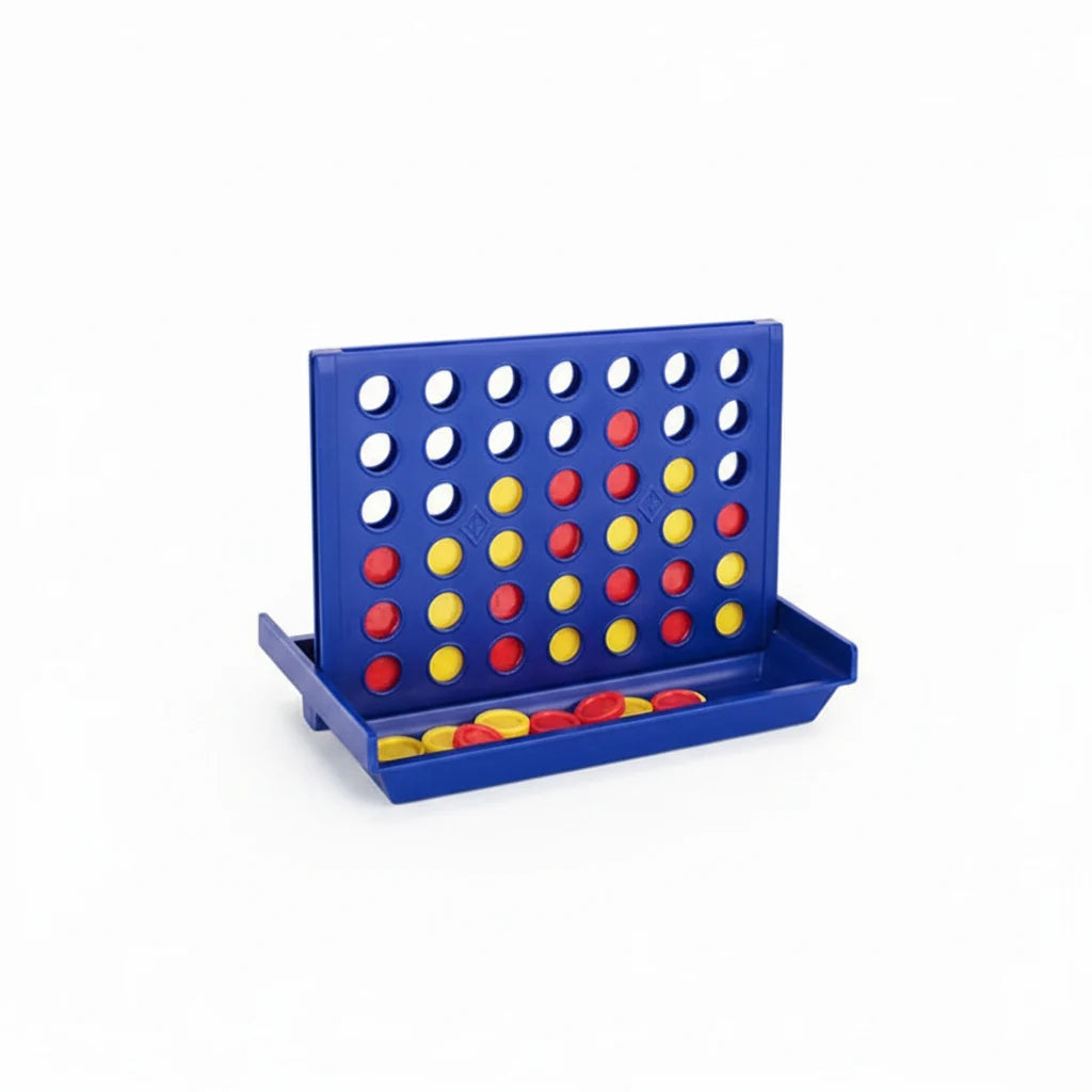 Strategy Board Game Foldable Durable Four In A Row