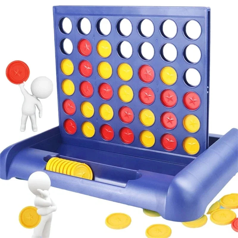 Strategy Board Game Foldable Durable Four In A Row