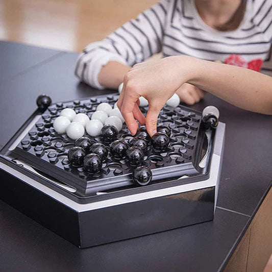 Strategy Board Game Two-Player Compact Marble Pieces