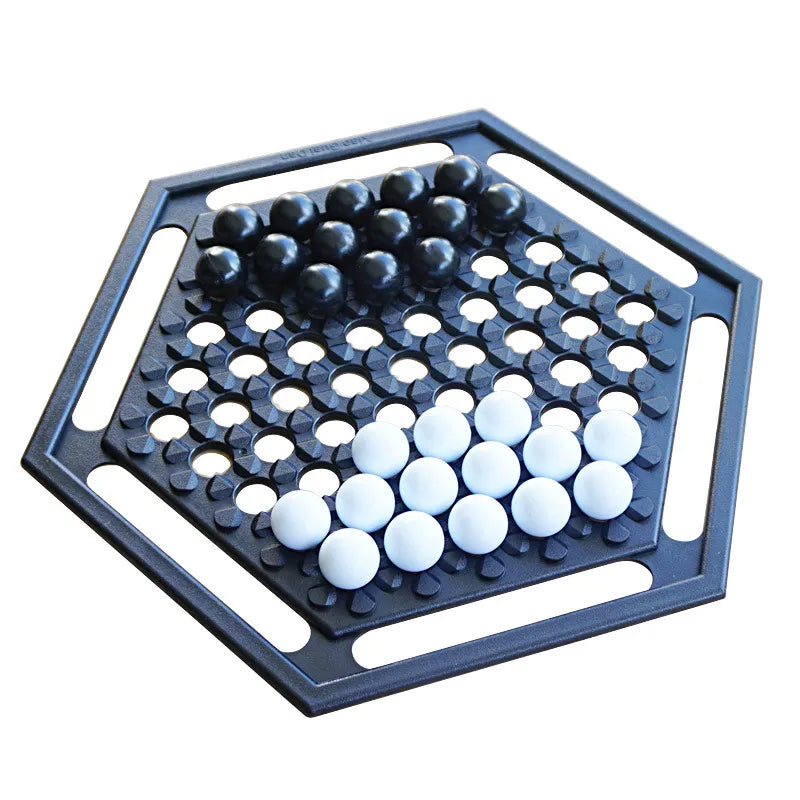 Strategy Board Game Two-Player Compact Marble Pieces