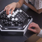 Strategy Board Game Two-Player Compact Marble Pieces