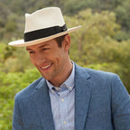 Straw Hat Handwoven UPF Protection Adjustable Inner Band