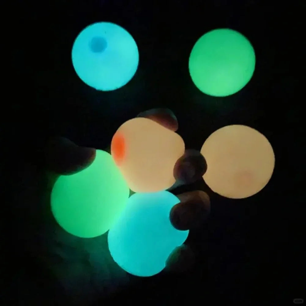 Stress Balls Glow-In-The-Dark Washable & Reusable