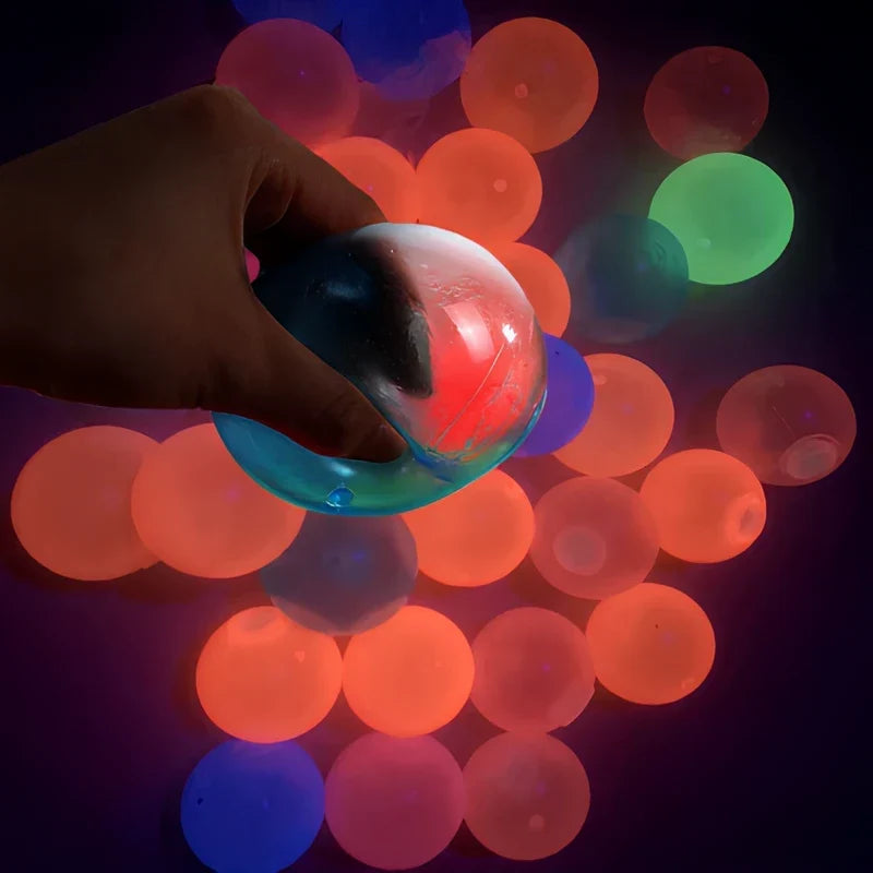 Stress Balls Glow-In-The-Dark Washable & Reusable