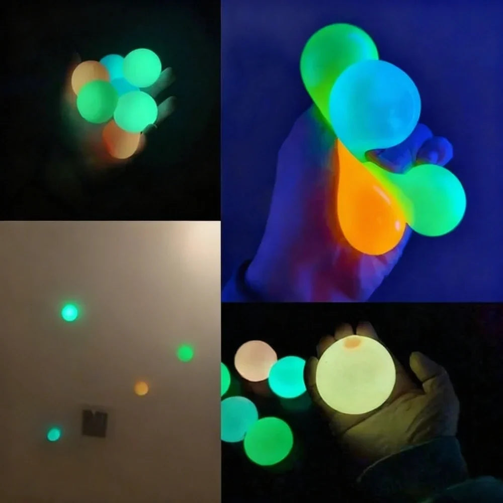 Stress Balls Glow-In-The-Dark Washable & Reusable
