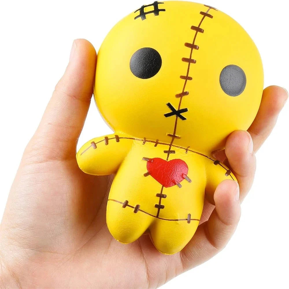 Stress Relief Toy Voodoo Doll Slow-Rising Foam Hand-Sized