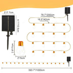 String Lights Clear Bulbs LED Warm White