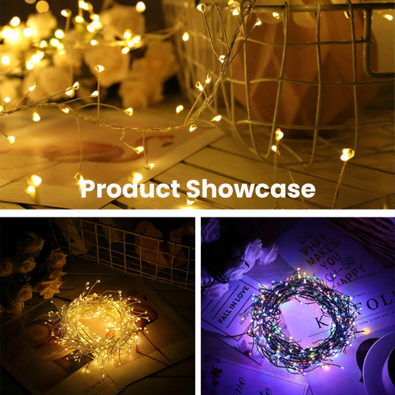 String Lights Copper Wire Remote Control & Battery Operated