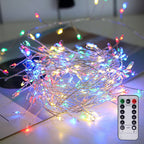 String Lights Copper Wire Remote Control & Battery Operated