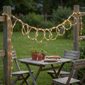 String Lights Hemp Rope Warm LED Solar & Battery