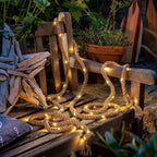 String Lights Hemp Rope Warm White LED