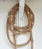 String Lights Hemp Rope Warm White LED