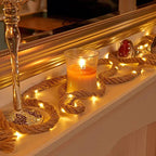 String Lights Hemp Rope Warm White LED