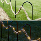 String Lights Hemp Rope Warm White LED