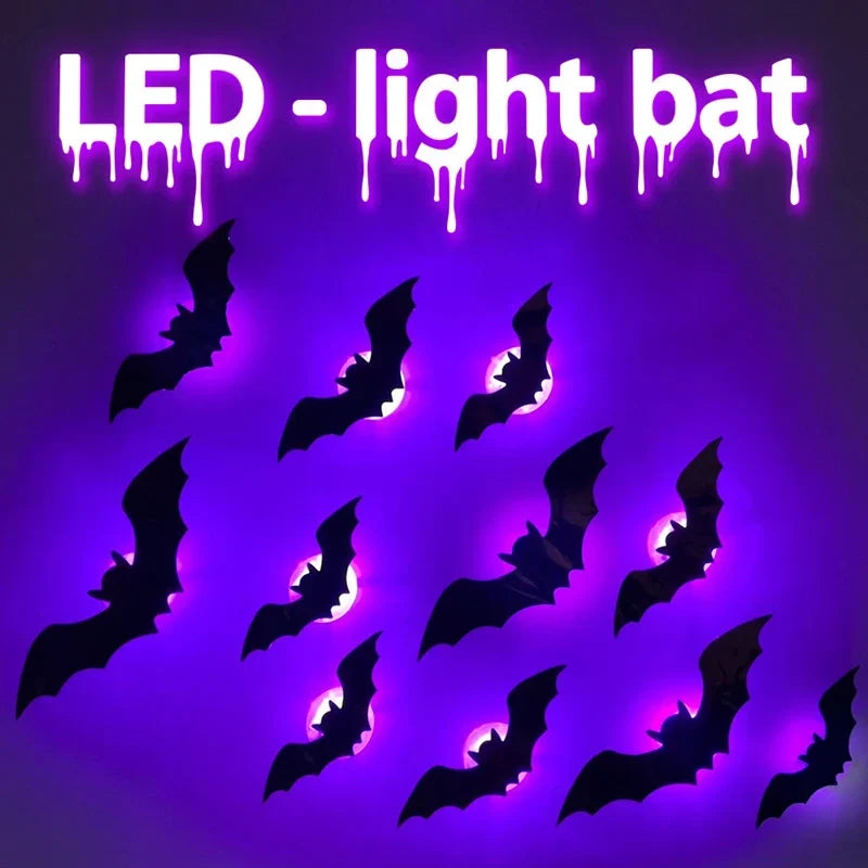 String Lights LED Bat & Spider